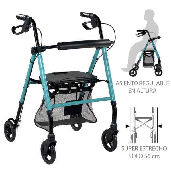 ROLLATOR FRENOS CON MANETA ZEN